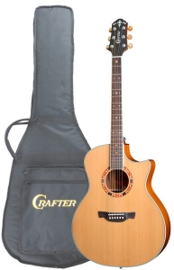 Электроакустическая гитара CRAFTER GAE-15 / N с чехлом